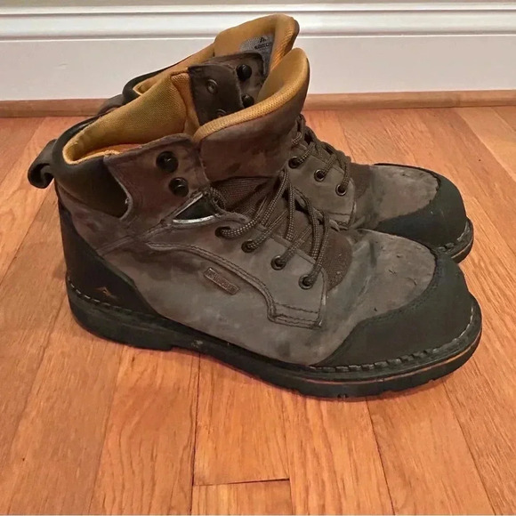 Ridgecut Toughwear Brown Leather Steel Toe Waterproof WorkBoots Men’s Size 11 - Picture 3 of 7